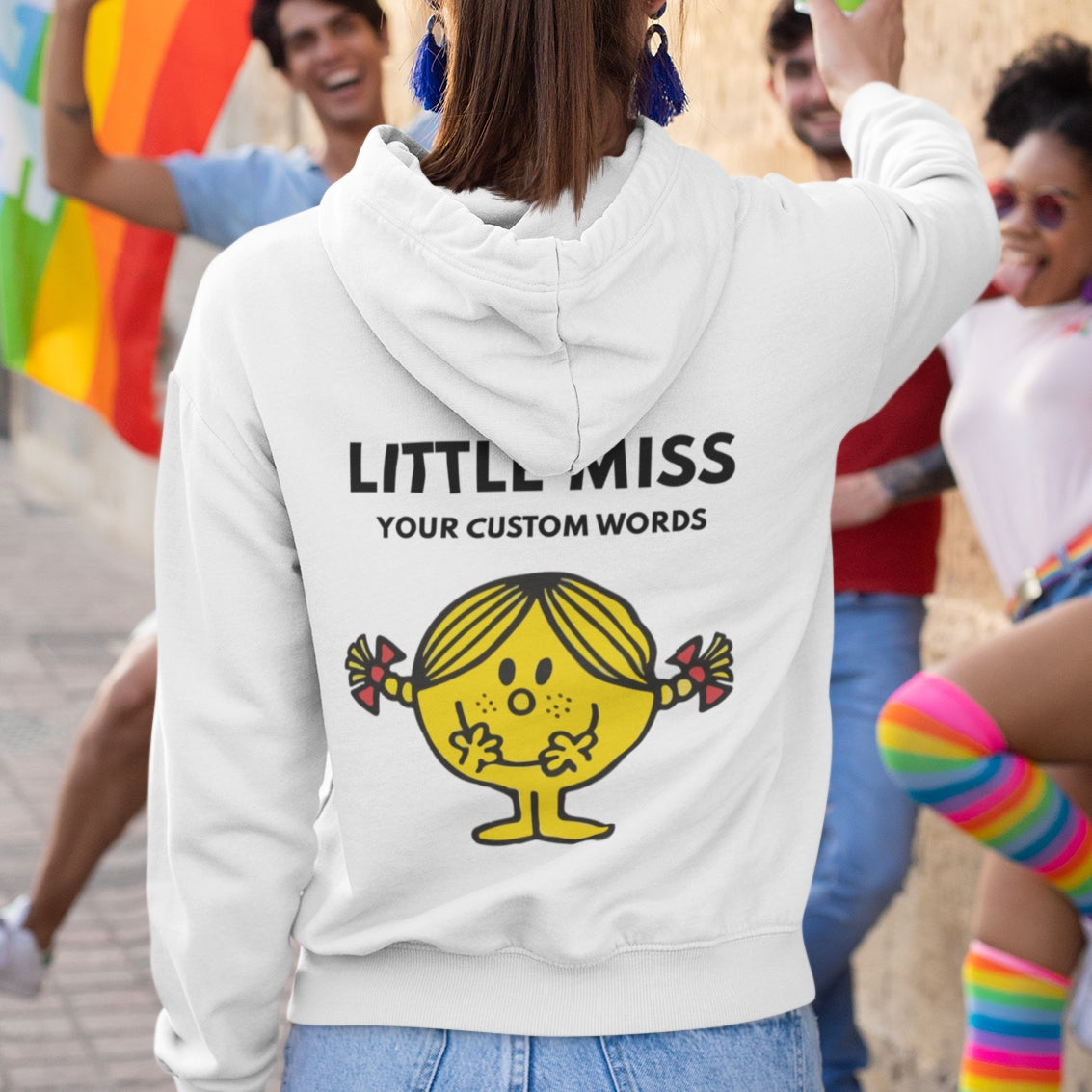 Personalised Little Miss Hoodie - Topbootee