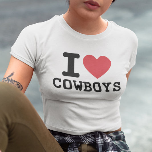 I Love Cowboys - Topbootee