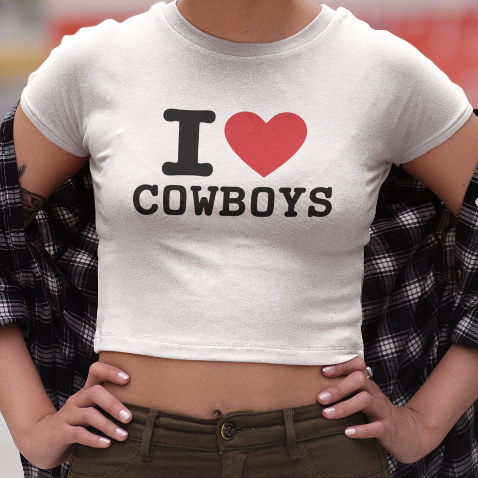 I Love Cowboys - Topbootee