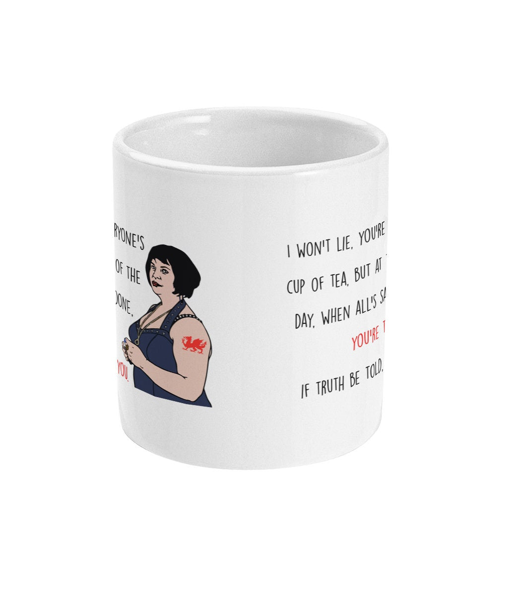 Nessa I loves you Mug Funny Alternative Cup gift, Lover, Boyfriend, Girlfriend, Valentines, Same Day and Free Dispatch - Topbootee