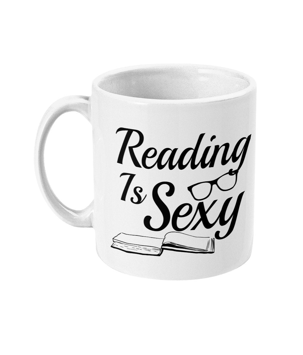 Reading is Sexy Mug, Teachers Mug, Librarian Cup, Readers Gift, Book Lover, Holiday, Relaxation, Staycation, Vacation Free Same Day Dispatch - Topbootee