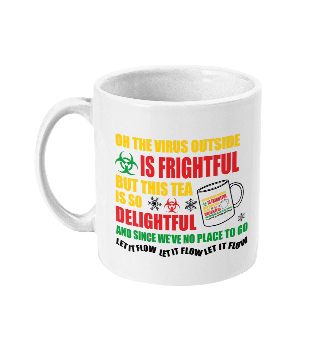 Tea so Delightful - Funny Christmas Mug for 2020 Virus Lockdown Secret Santa Gift Same Day and Free Dispatch Keepsake - Topbootee