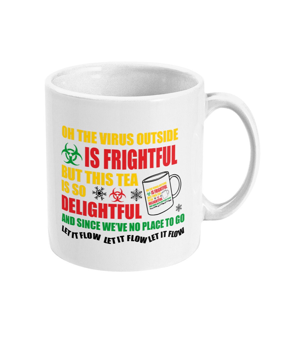 Tea so Delightful - Funny Christmas Mug for 2020 Virus Lockdown Secret Santa Gift Same Day and Free Dispatch Keepsake - Topbootee