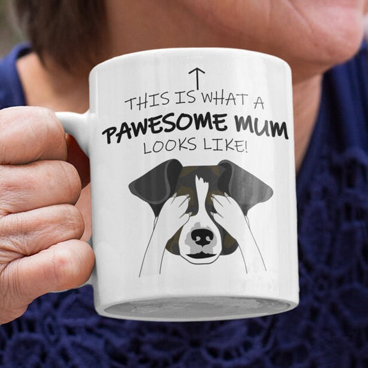 This Is What A Pawesome Mum Looks Like Mug - Great Mother's Day Gift - Fast Same Day Dispatch - Topbootee