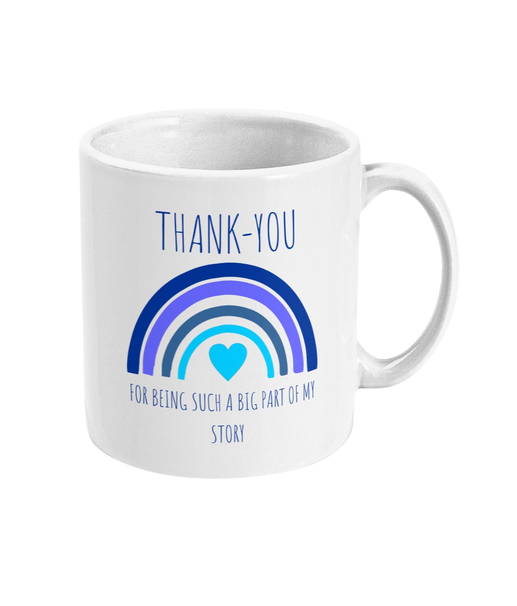 Personalised Thankyou Teacher Mug - Perfect End of Term Gift for Teacher & Teaching Assistance - 4 Colour's - Same Day Free Dispatch - Topbootee