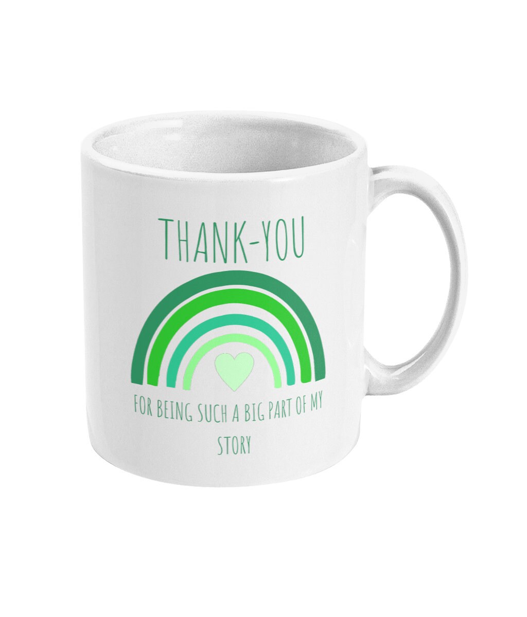 Personalised Thankyou Teacher Mug - Perfect End of Term Gift for Teacher & Teaching Assistance - 4 Colour's - Same Day Free Dispatch - Topbootee