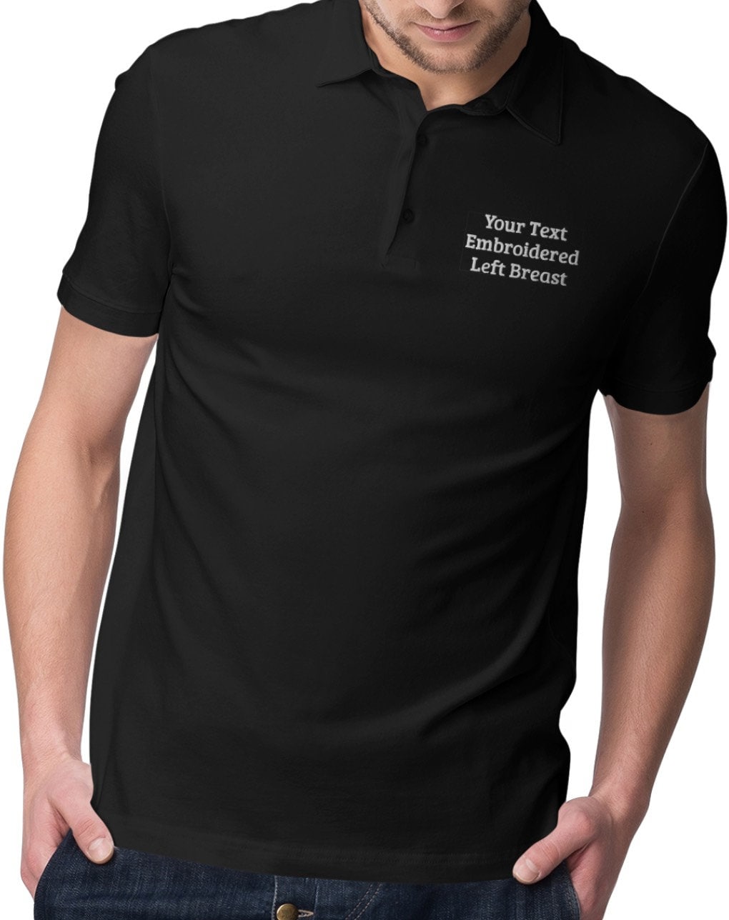 Embroidered Polo Shirt - Topbootee