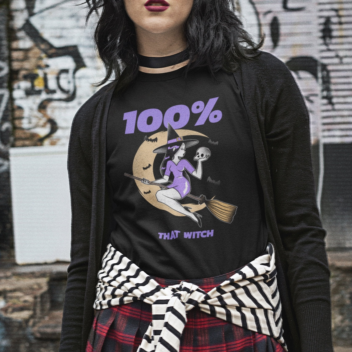 100% That Witch T Shirt Top - Topbootee