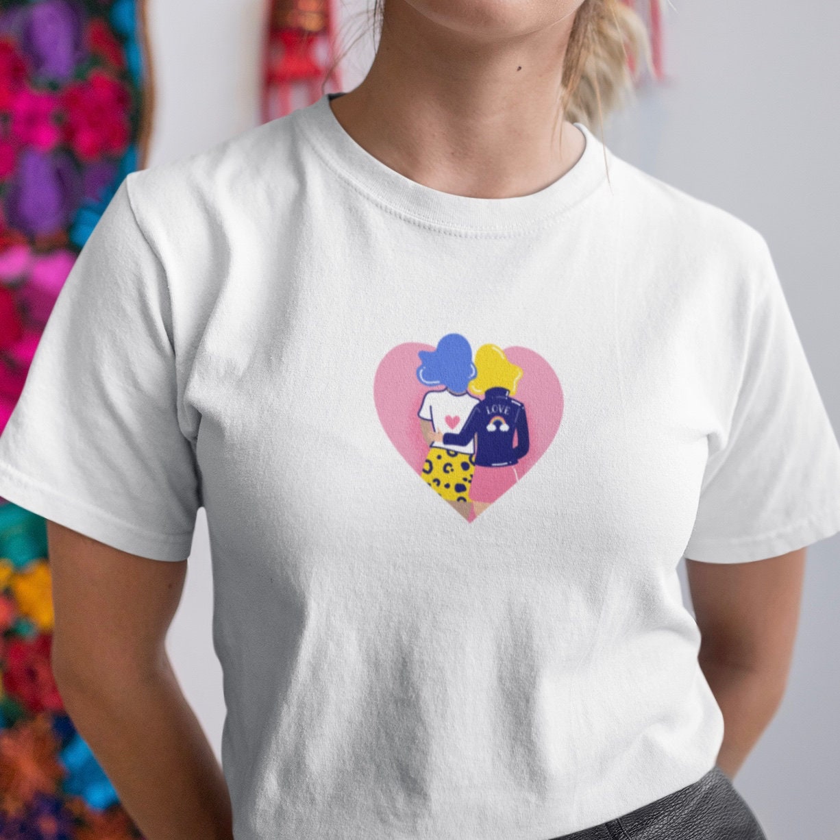 2 Girls Love  - Pride Tee - Topbootee