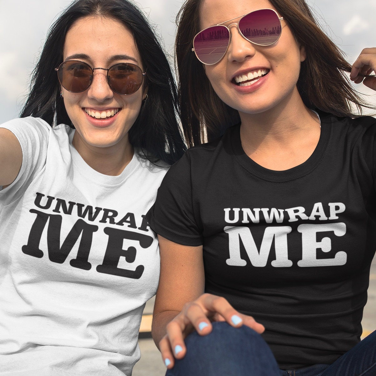 Unwrap Me!  Slogan Funny Printed  T Shirt for Christmas 100% Cotton Tee - Same Day and Free Dispatch - Great For Xmas Parties - Topbootee