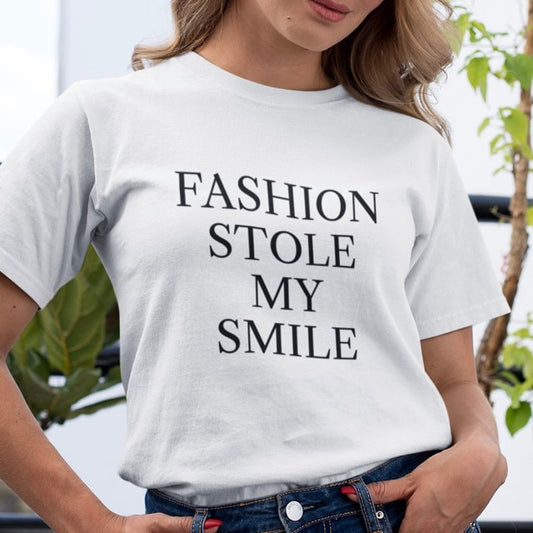 Fashion Stole My Smile - Topbootee