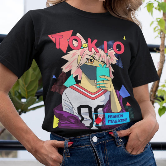 Kawaii Anime Fashion Magazine T Shirt Top Japanese inspired tee - Tokio - Topbootee