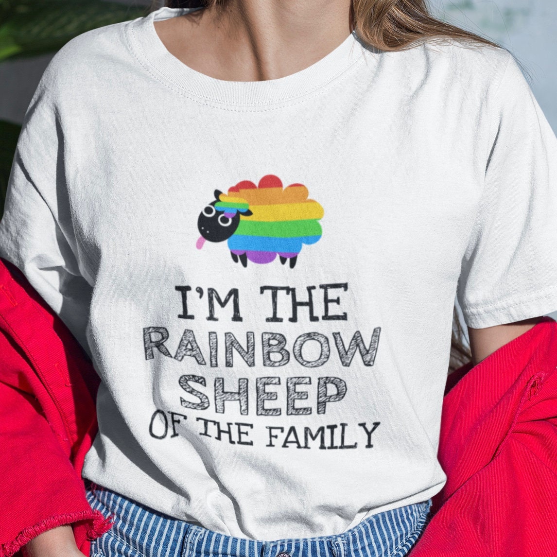 Rainbow Sheep in the Family - Topbootee