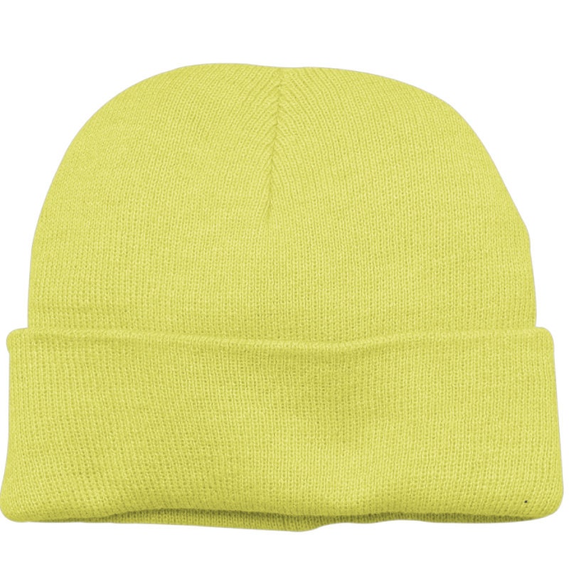 Personalised Beanie Embroidered With Your Text - Professionally Stitched Hat - Same Day Free Shipping - Pick Fonts and Thread Colour - Topbootee