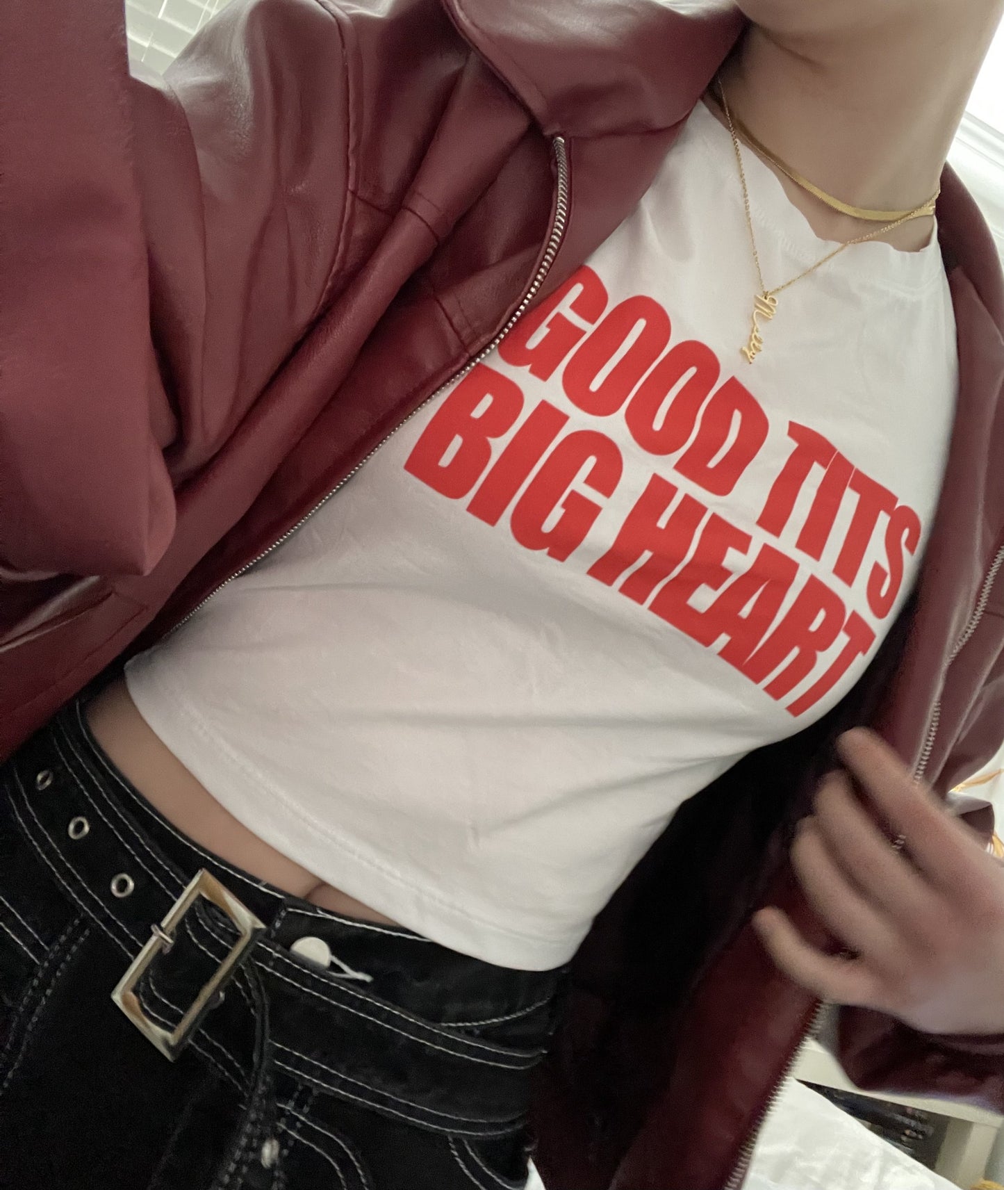 Good Tits Big Heart - Topbootee