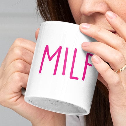 MILF Mug, Funny Gift, Mum Gift, Mummy,Novelty Cup, Best Mum,New Mum Gift, Baby Shower, Customer Satisfaction Guarantee, Free UK Shipping