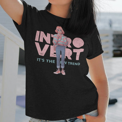 Introvert Kawaii Anime  T Shirt Top Japanese inspired tee - it's the new trend!