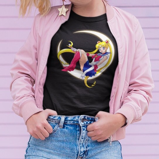 Sailor Moon Inspired T Shirt - From the Japanese Series, Perfect for Anime Kawaii Lovers