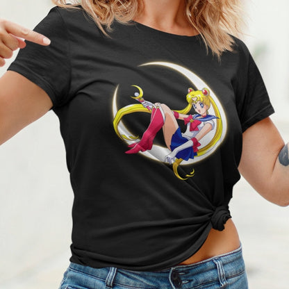 Sailor Moon Inspired T Shirt - From the Japanese Series, Perfect for Anime Kawaii Lovers