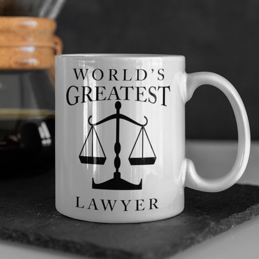 World's Greatest Lawyer Coffee Mug - Iconic Mug for the TV Show - Funny Lawyers Gift - Same day Free Dispatch - Topbootee