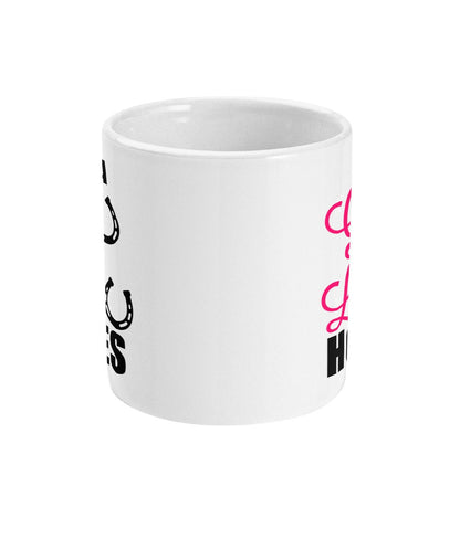 Just a girl who loves horses - Slogan horsey mug for every equestrian lover Horse Gifts, Fast, Free Dispatch