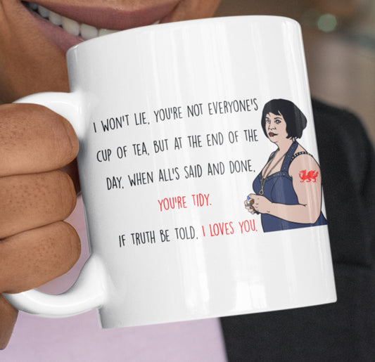 Nessa I loves you Mug Funny Alternative Cup gift, Lover, Boyfriend, Girlfriend, Valentines,  Same Day and Free Dispatch - Topbootee