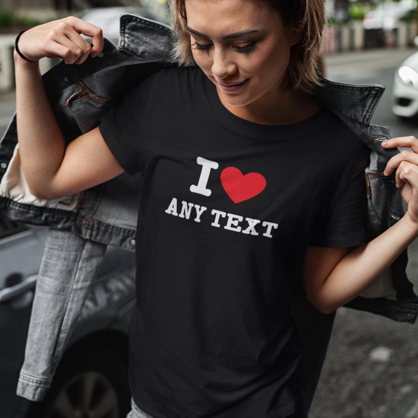 I Heart Any Text - Topbootee