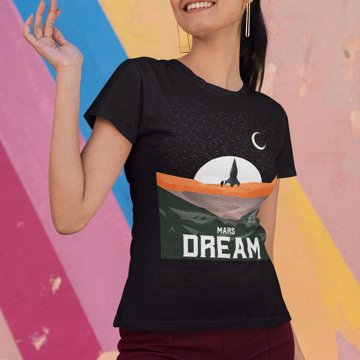 Mars Dream T Shirt - Topbootee