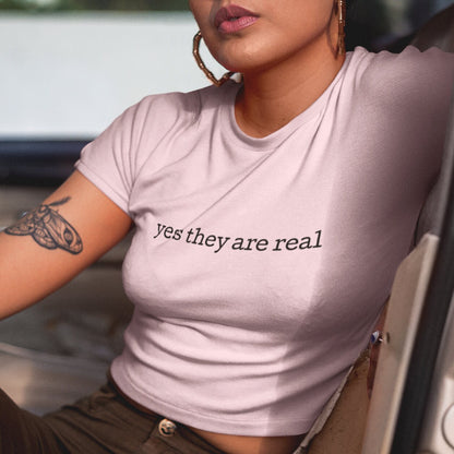 Yes they are real crop top