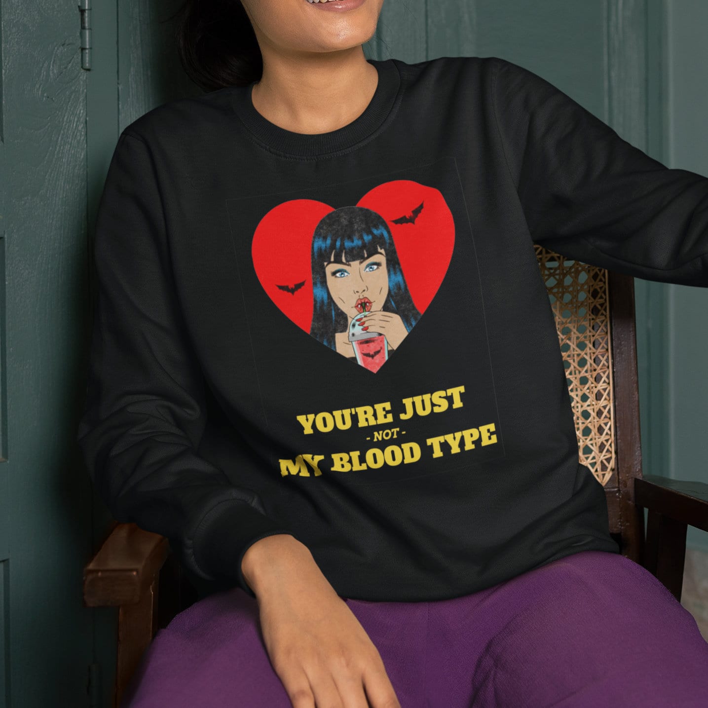 You're just not my blood type - Topbootee