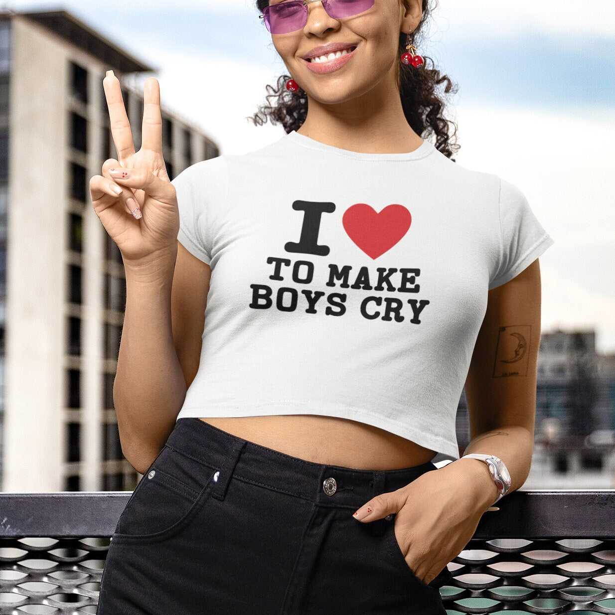 I Heart to make Boys Cry - Topbootee
