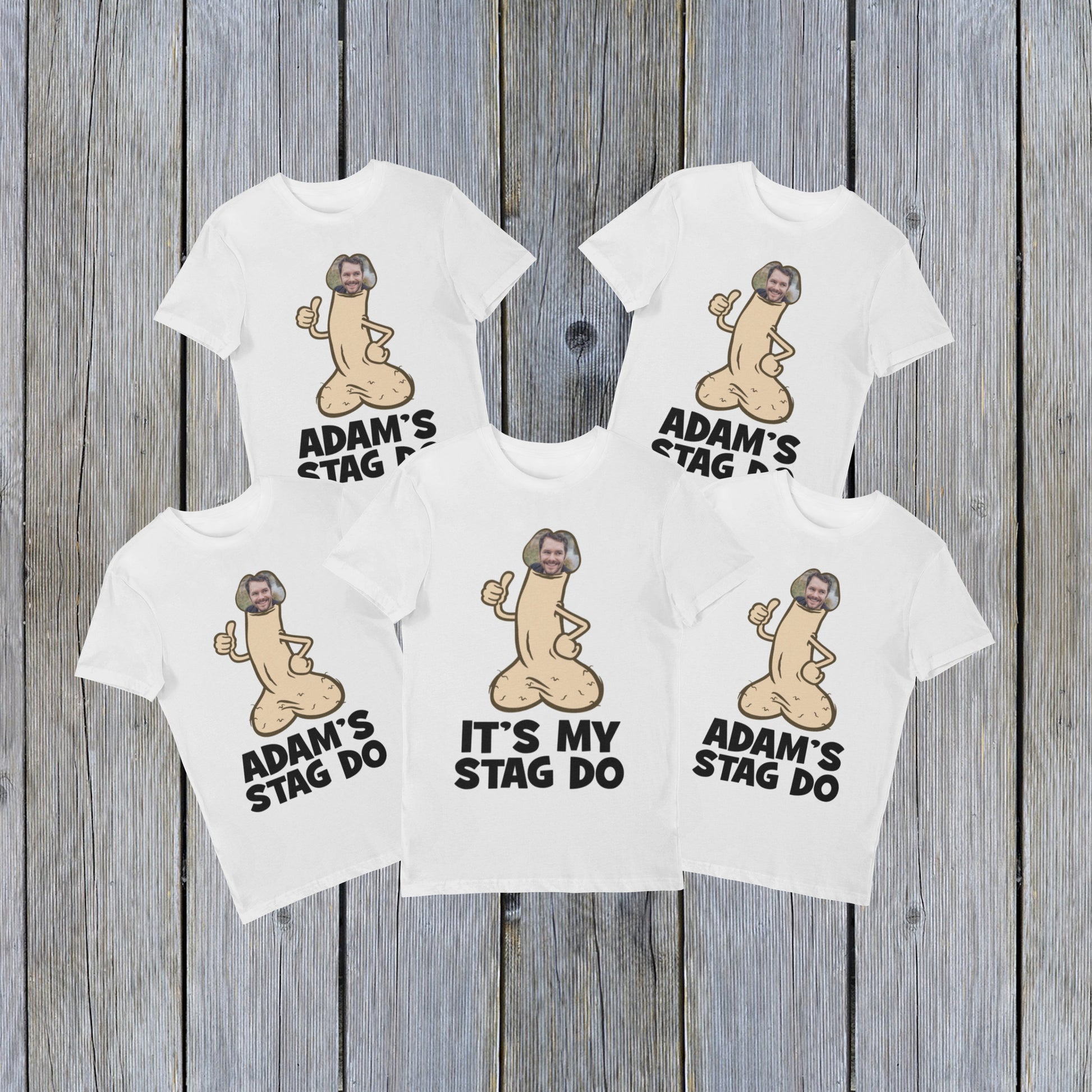 Face in Willy Stag Night t-shirts - Topbootee