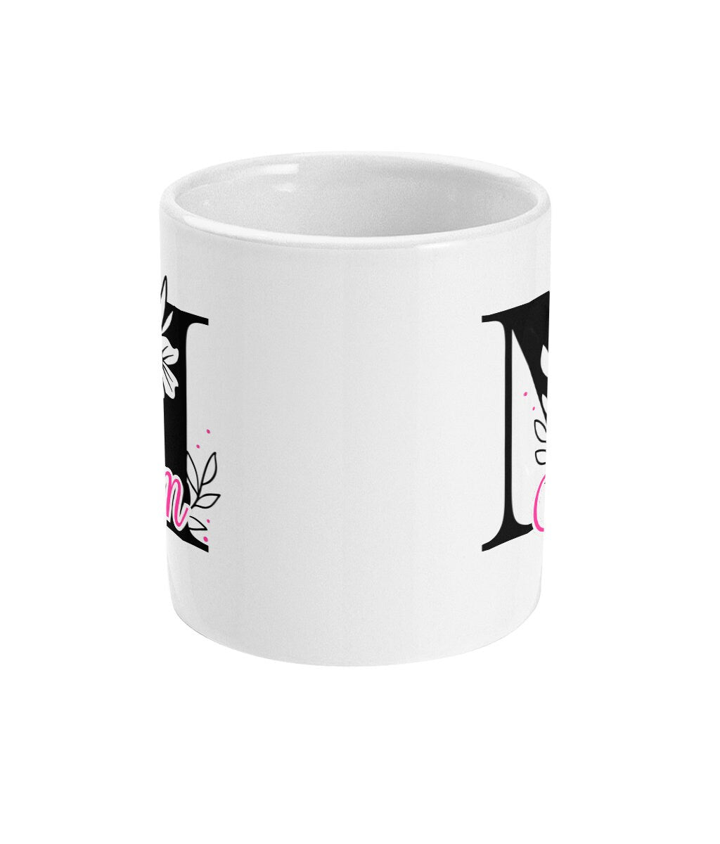 M for Mum Mug - Great Mothers Day Gift- Perfect Birthday Gift - show mum you love her - Fast Dispatch - Topbootee