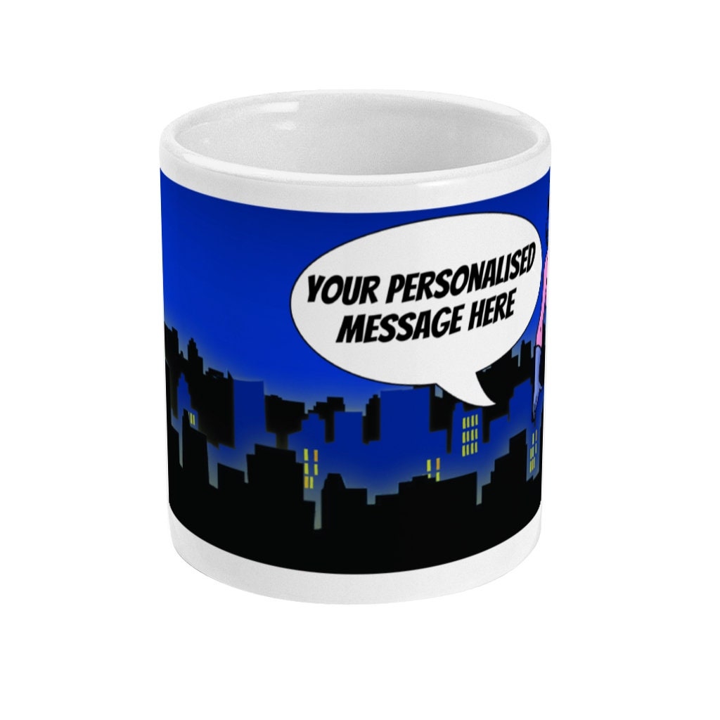 Personalised Supergirl Mug Same Day and Free Dispatch - Topbootee