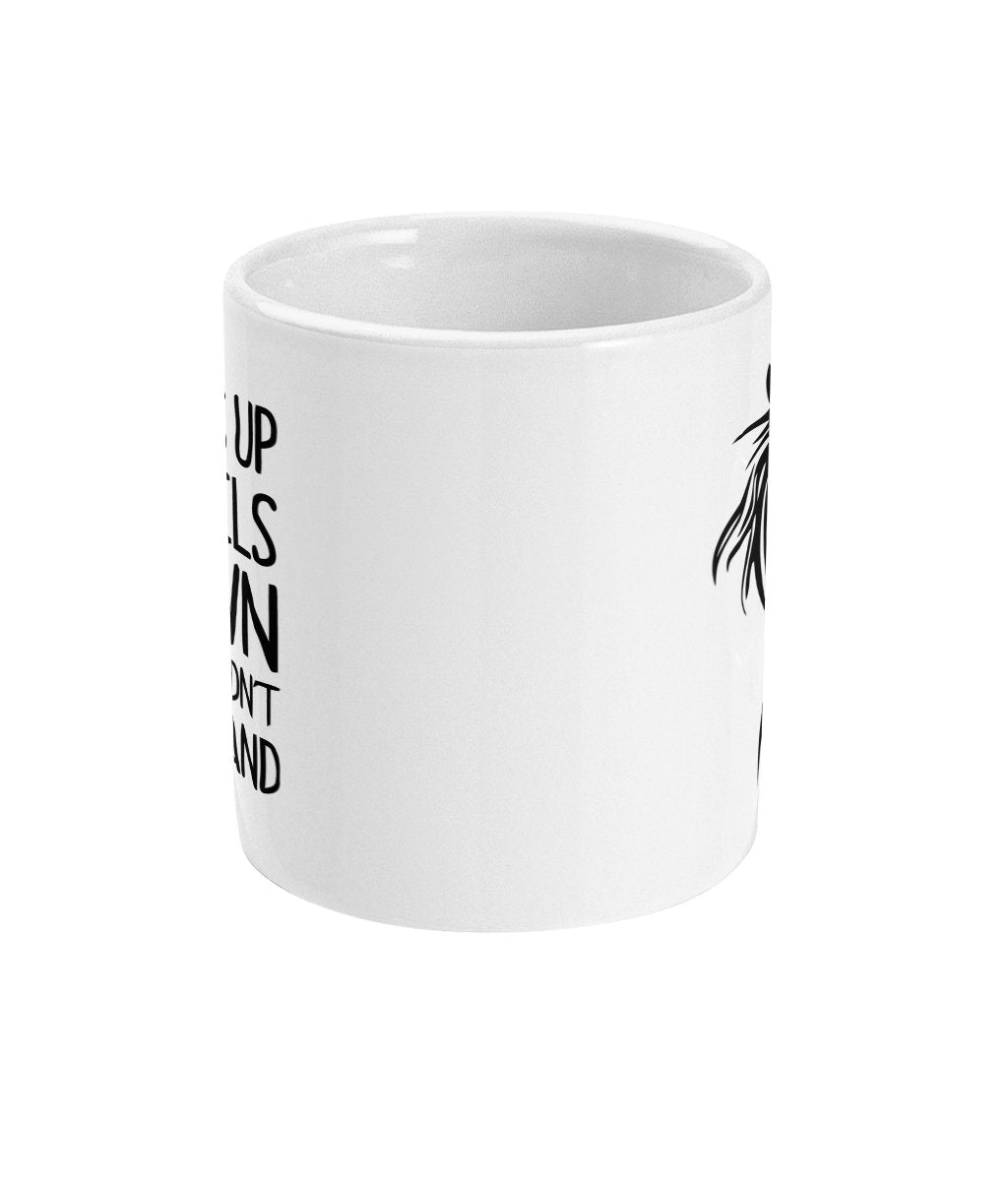 Toes up Heels Down - Slogan horsey mug for every equestrian lover Horse Gifts, Fast, Free Dispatch - Topbootee