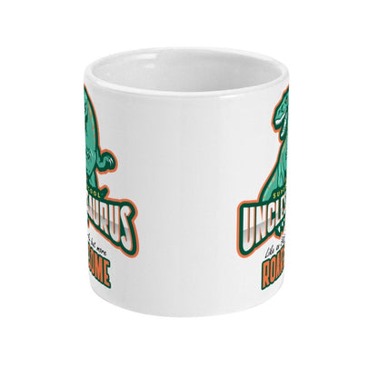 UNCLESAURAS MUG - like an Uncle but more Roarsome | Uncle’s mug gift | Uncle's cup | 100% Customer Satisfaction Guarantee | Free UK Shipping - Topbootee