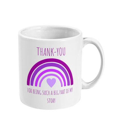 Personalised Thankyou Teacher Mug - Perfect End of Term Gift for Teacher & Teaching Assistance - 4 Colour's - Same Day Free Dispatch - Topbootee