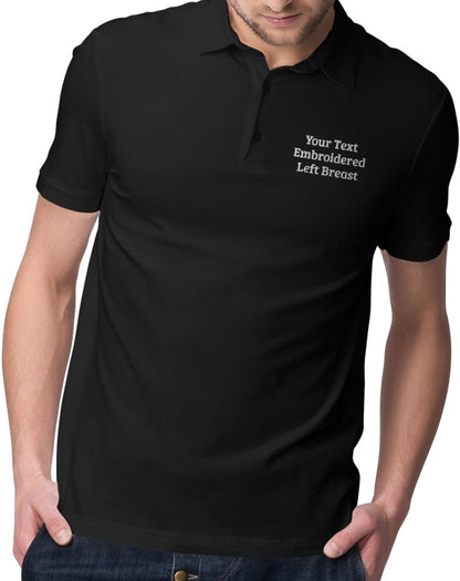 Embroidered Polo Shirt - Topbootee