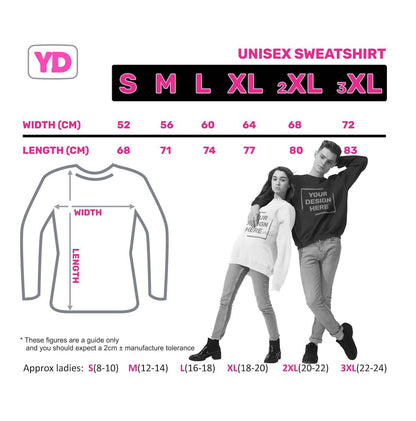 I can print any of my designs onto a Sweatshirt - Same Day  Dispatch - Eco Friendly Packaging - 100% Cotton and DTG Printing - Topbootee