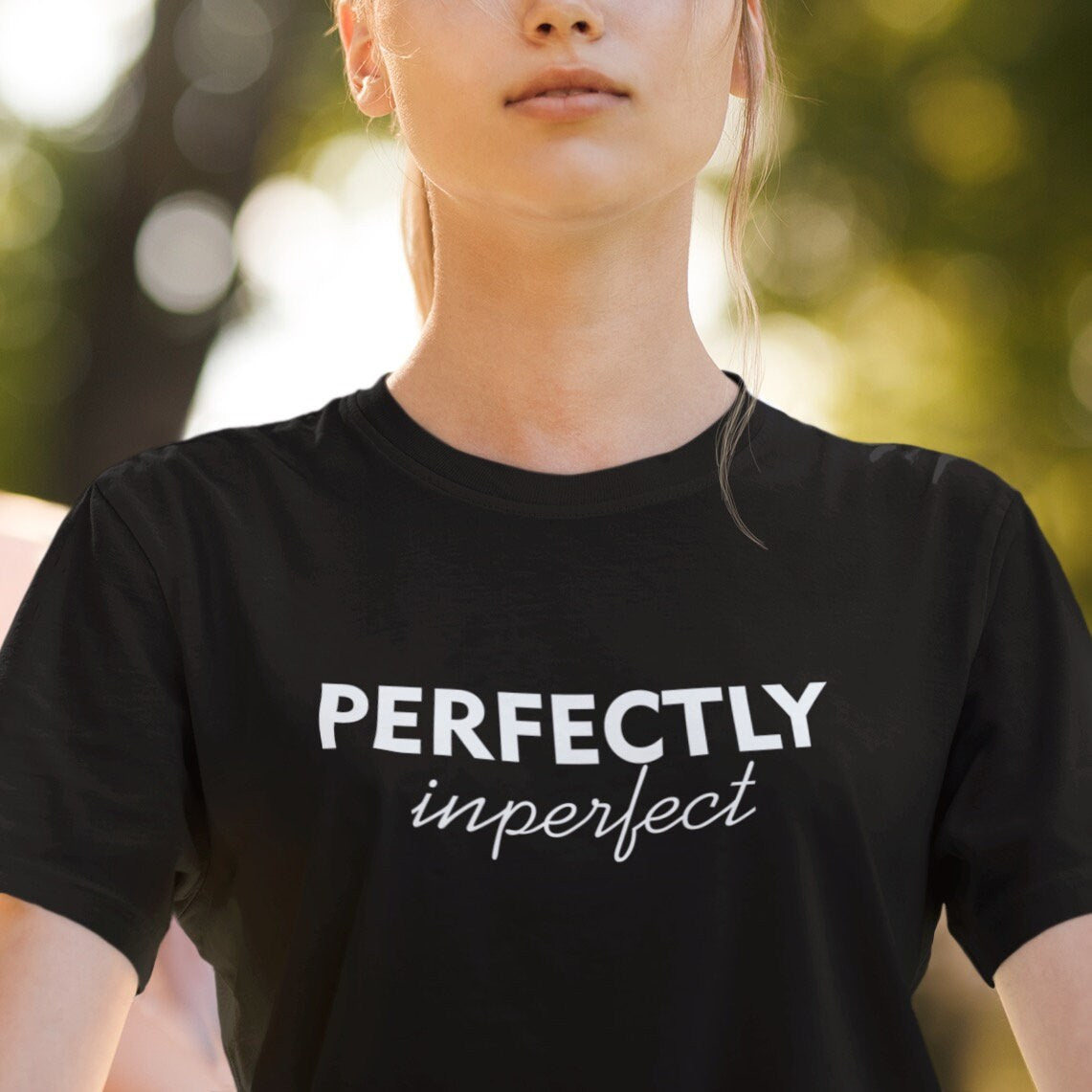 Perfectly imperfect  T Shirt - Funny Slogan Alternative fashion tee - Same Day and Free Dispatch - Topbootee