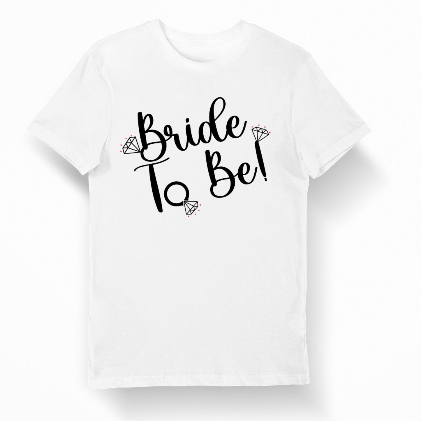 Hen Party Bride Squad Diamond t-shirts - Hen Tee's for the Bride Tribe-Bridal Party Shirts -Tops for Hen do- Fast and Free Same Day Dispatch - Topbootee
