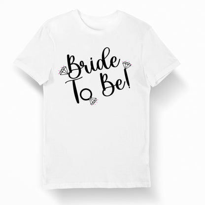 Hen Party Bride Squad Diamond t-shirts - Hen Tee's for the Bride Tribe-Bridal Party Shirts -Tops for Hen do- Fast and Free Same Day Dispatch - Topbootee