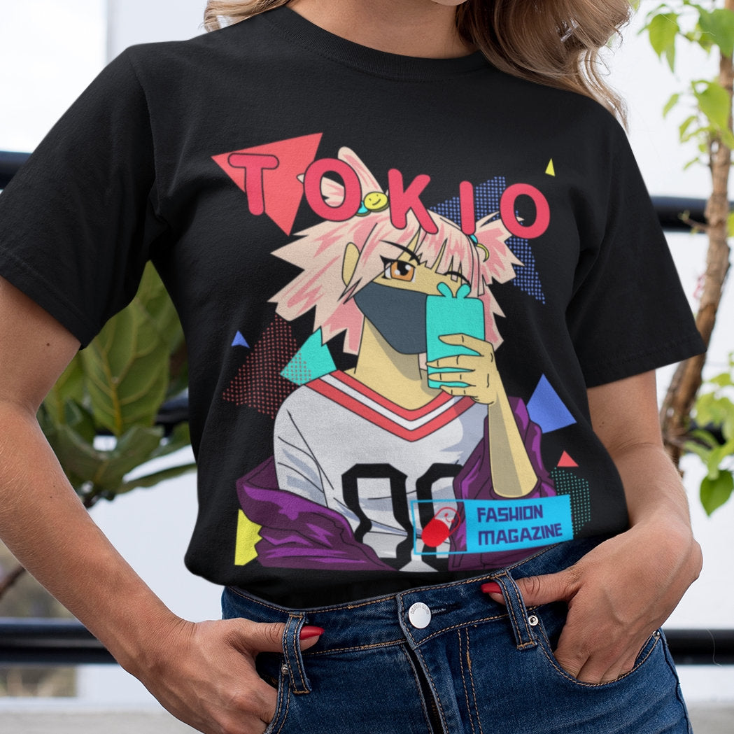 Kawaii Anime Fashion Magazine T Shirt Top Japanese inspired tee - Tokio - Topbootee