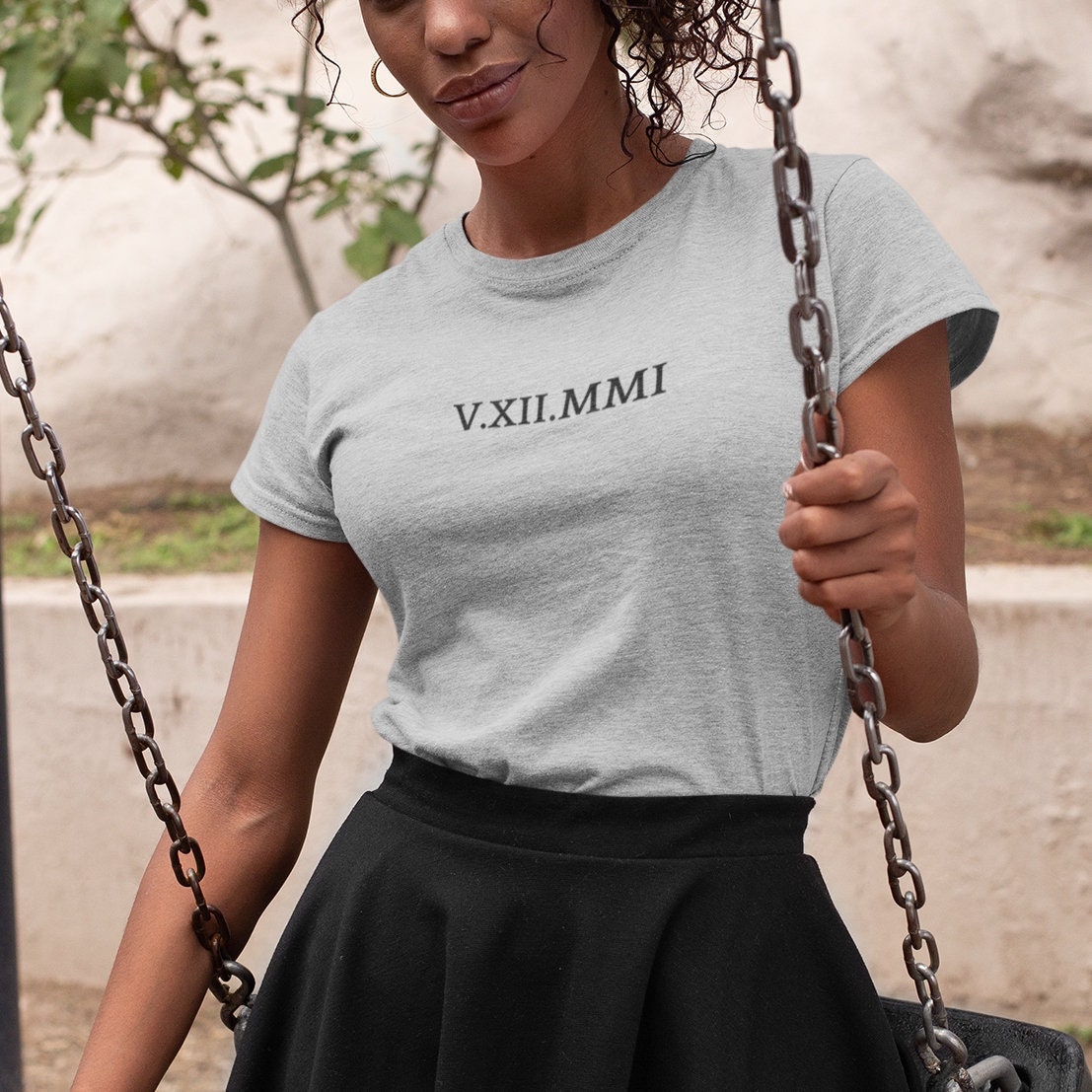 Personalised Roman Numerals - Topbootee