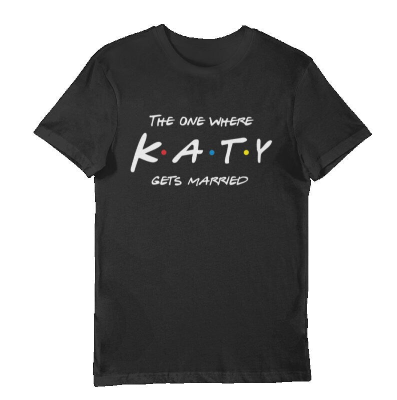 The one where... Bridal party Tee's for the Bride Tribe- Bridal Party Shirts -Tops for Hen Party - Fast and Free Same Day Dispatch - Topbootee