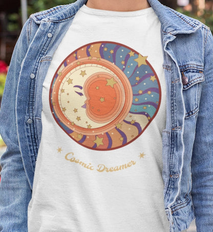 Mystic Cosmic dreamer Tee- Astrology tee - Free Fast Same day Dispatch - Topbootee