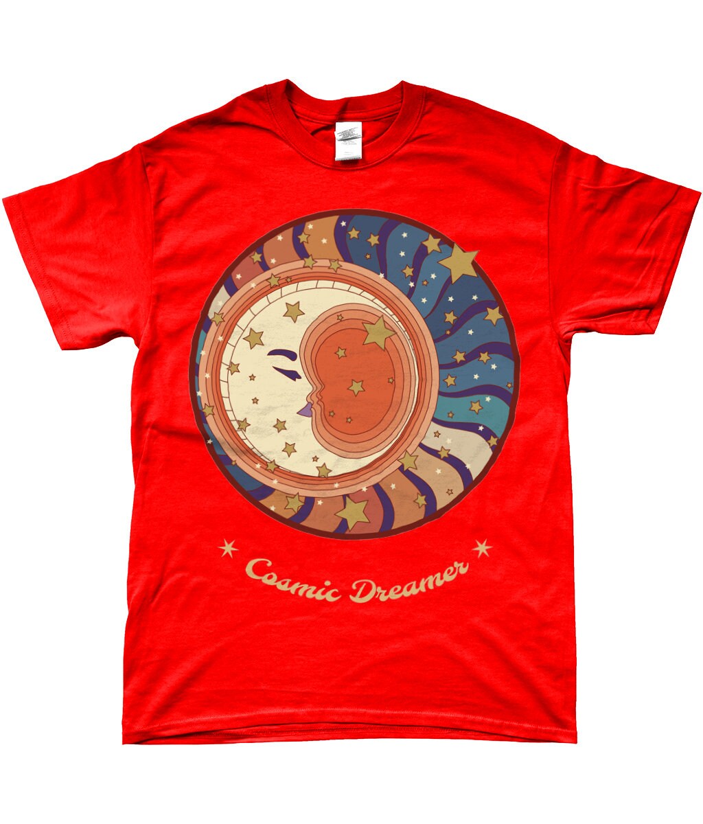 Mystic Cosmic dreamer Tee- Astrology tee - Free Fast Same day Dispatch - Topbootee