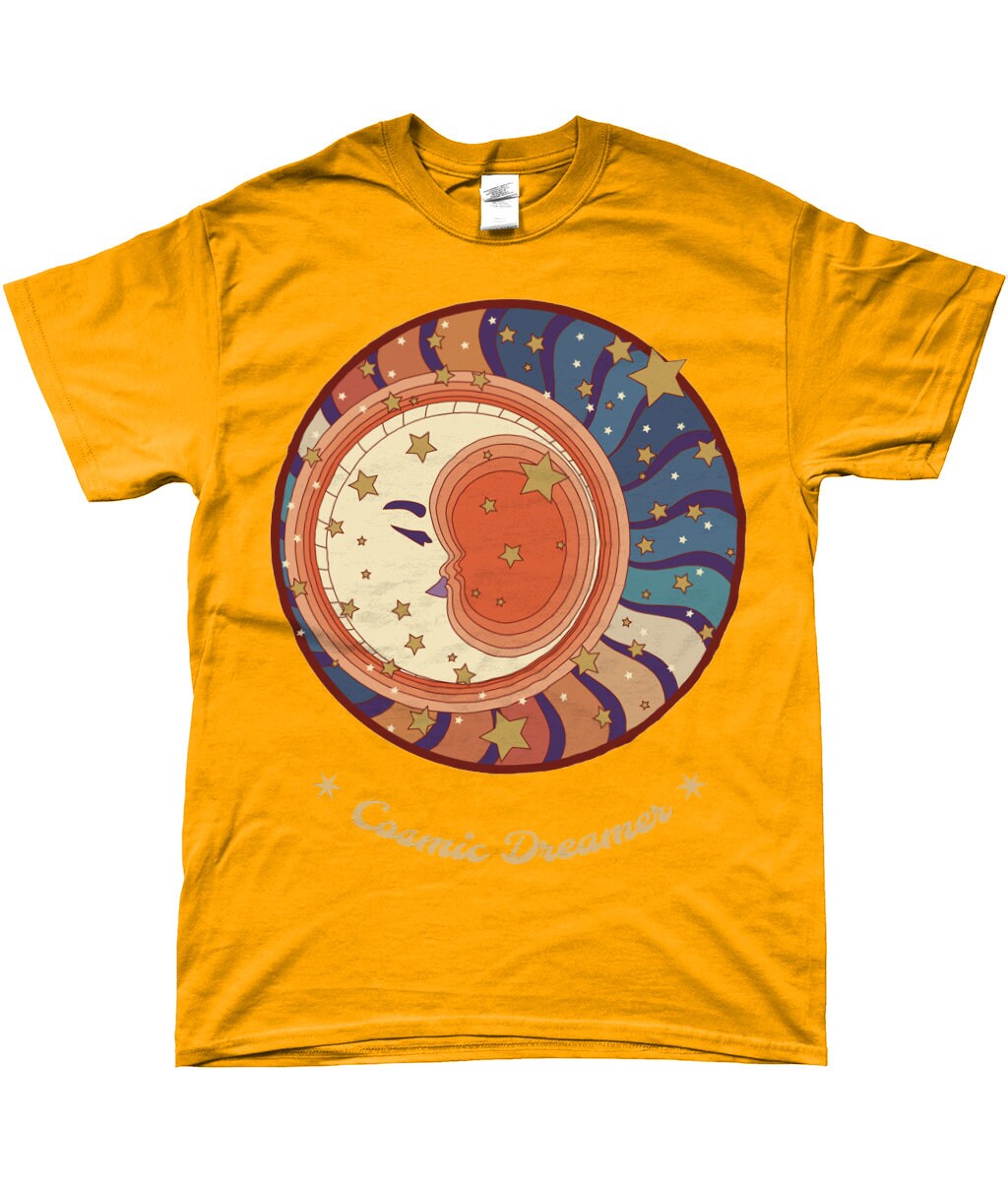 Mystic Cosmic dreamer Tee- Astrology tee - Free Fast Same day Dispatch - Topbootee