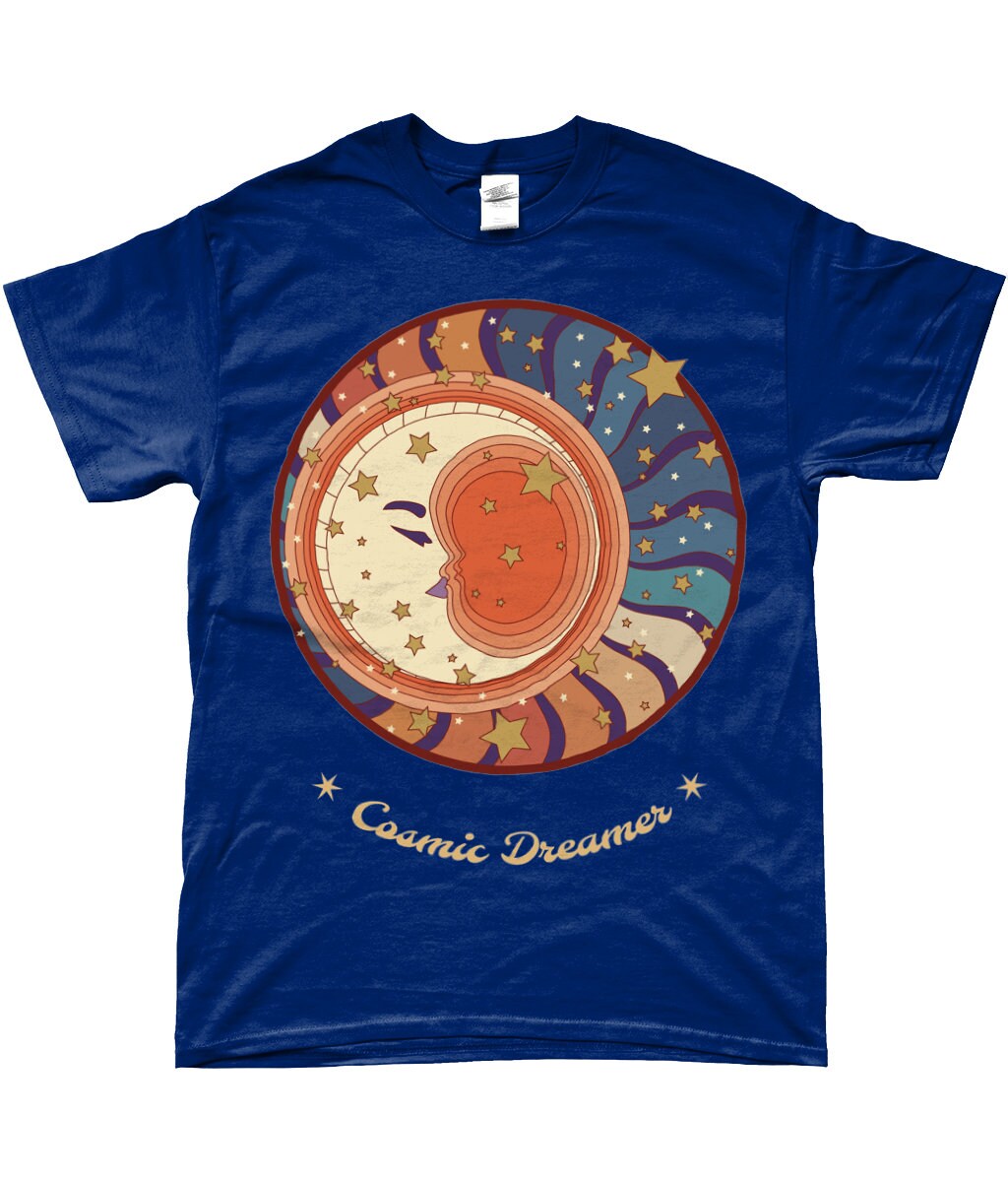 Mystic Cosmic dreamer Tee- Astrology tee - Free Fast Same day Dispatch - Topbootee