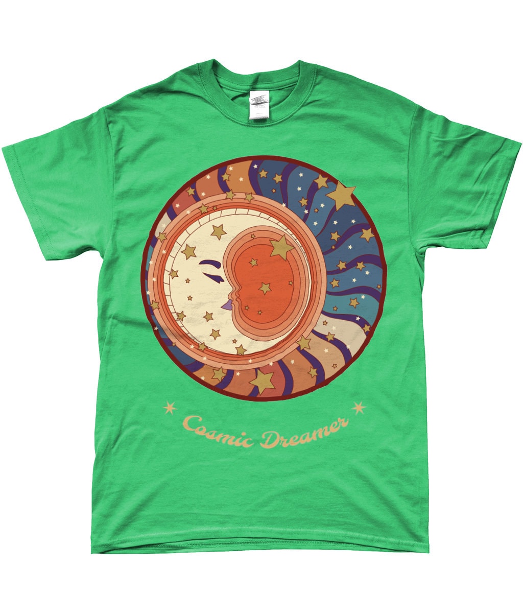 Mystic Cosmic dreamer Tee- Astrology tee - Free Fast Same day Dispatch - Topbootee